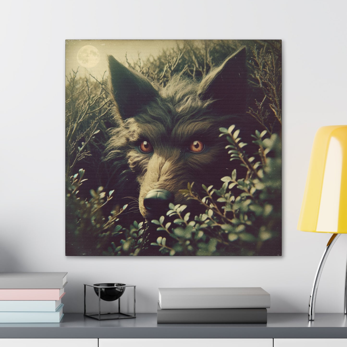 Stalking Werewolf Canvas Gallery Wrap