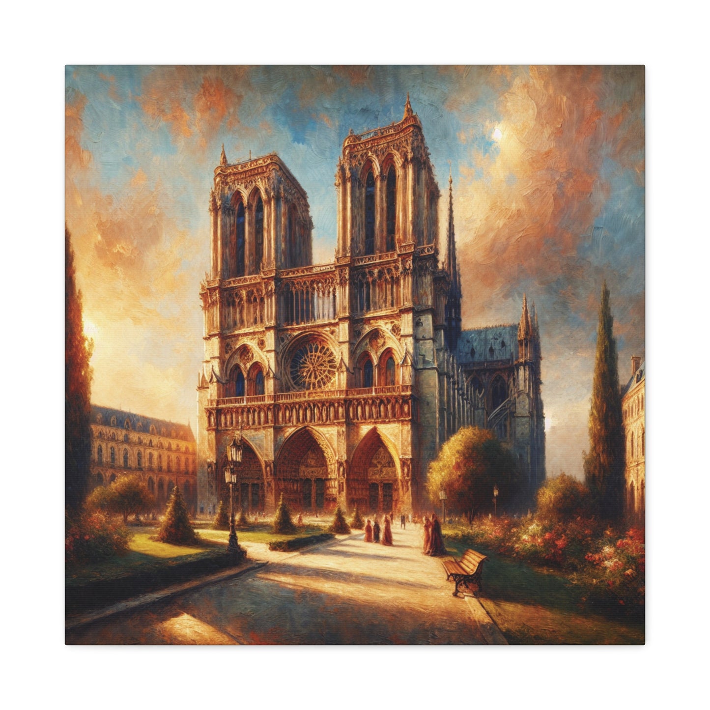 Gothic Cathedral Canvas Gallery Wrap