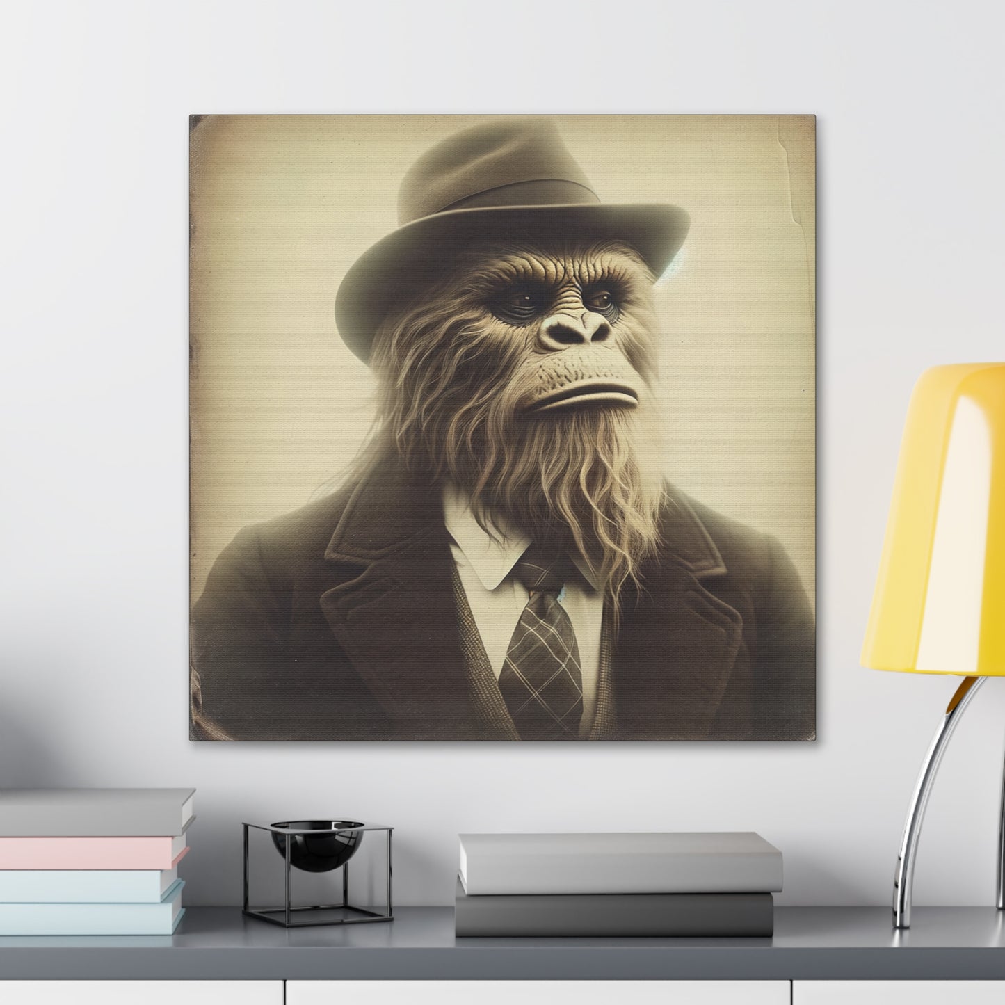 Sasquatch the Salesman Canvas Gallery Wrap