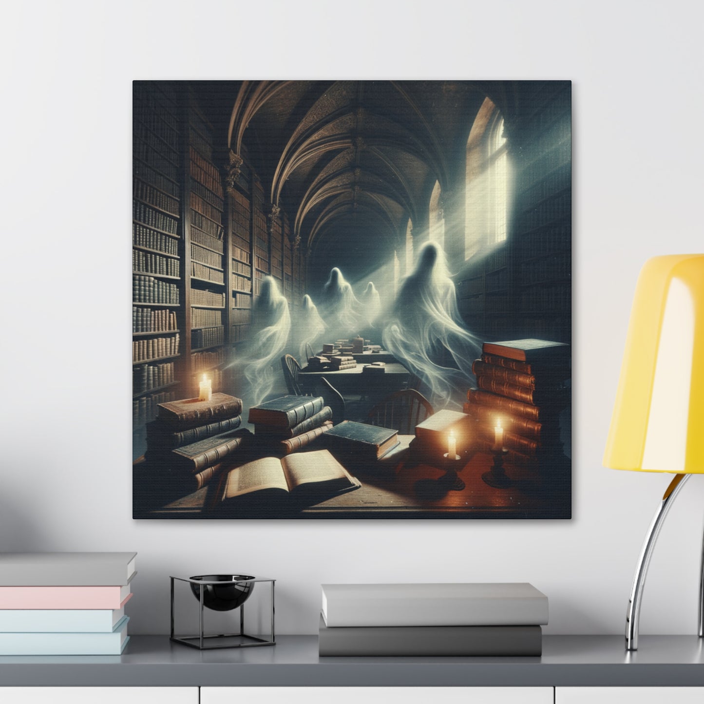 Haunted Library 1 Canvas Gallery Wrap