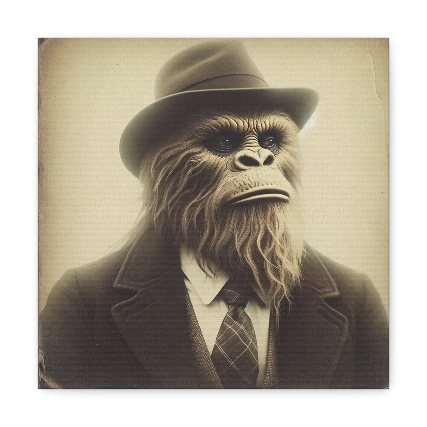 Sasquatch the Salesman Canvas Gallery Wrap