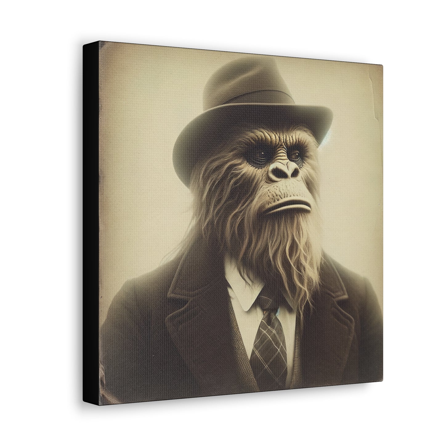 Sasquatch the Salesman Canvas Gallery Wrap