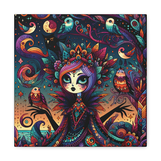 Goth in the Sunset Canvas Gallery Wrap