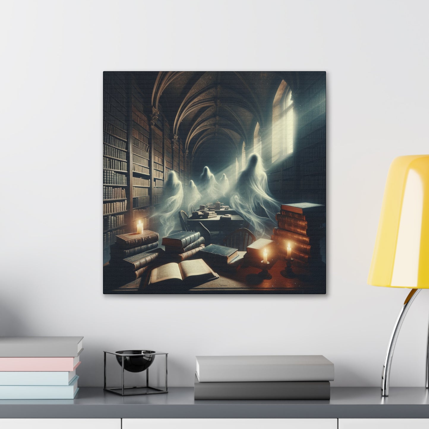 Haunted Library 1 Canvas Gallery Wrap