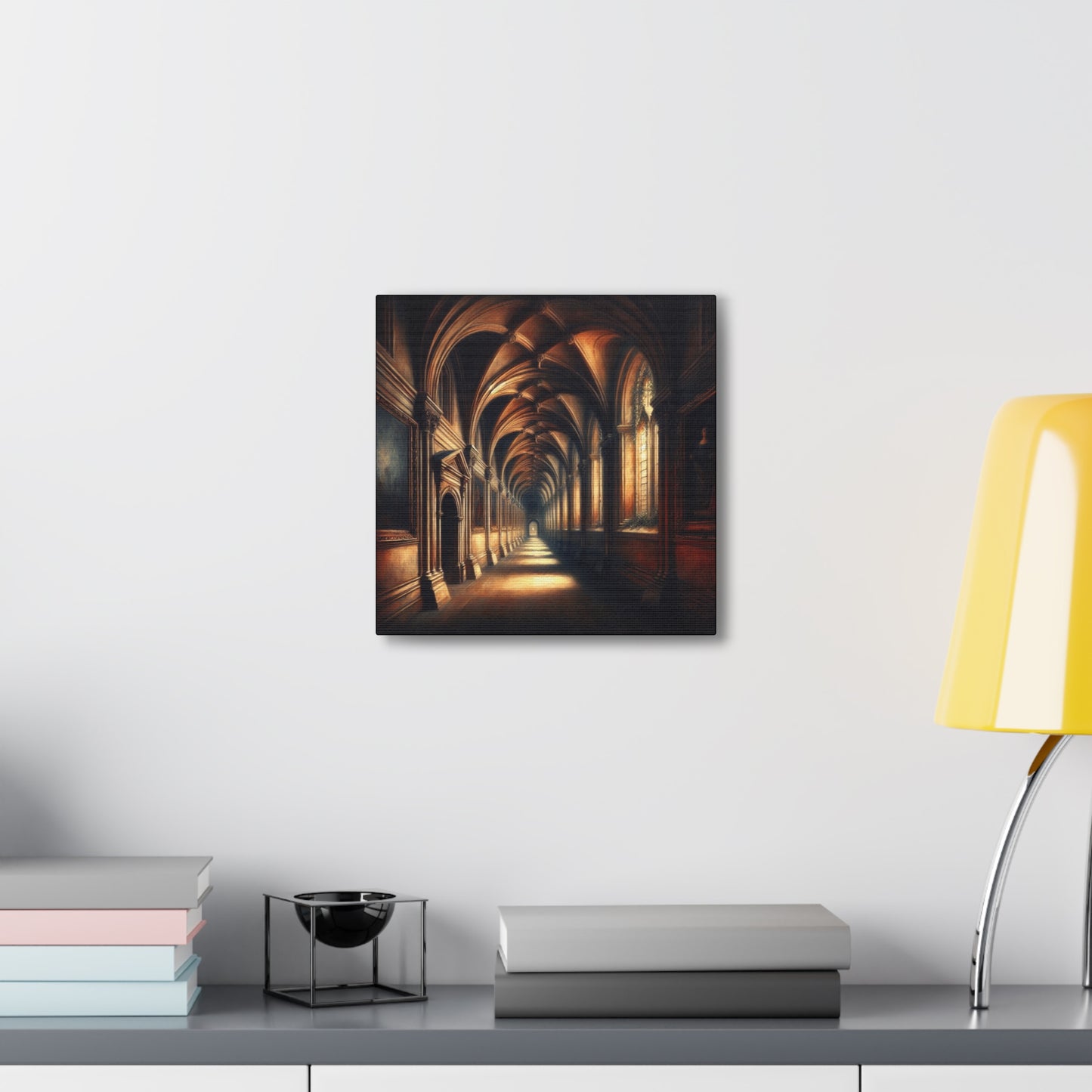 Academic Hallway Canvas Gallery Wrap
