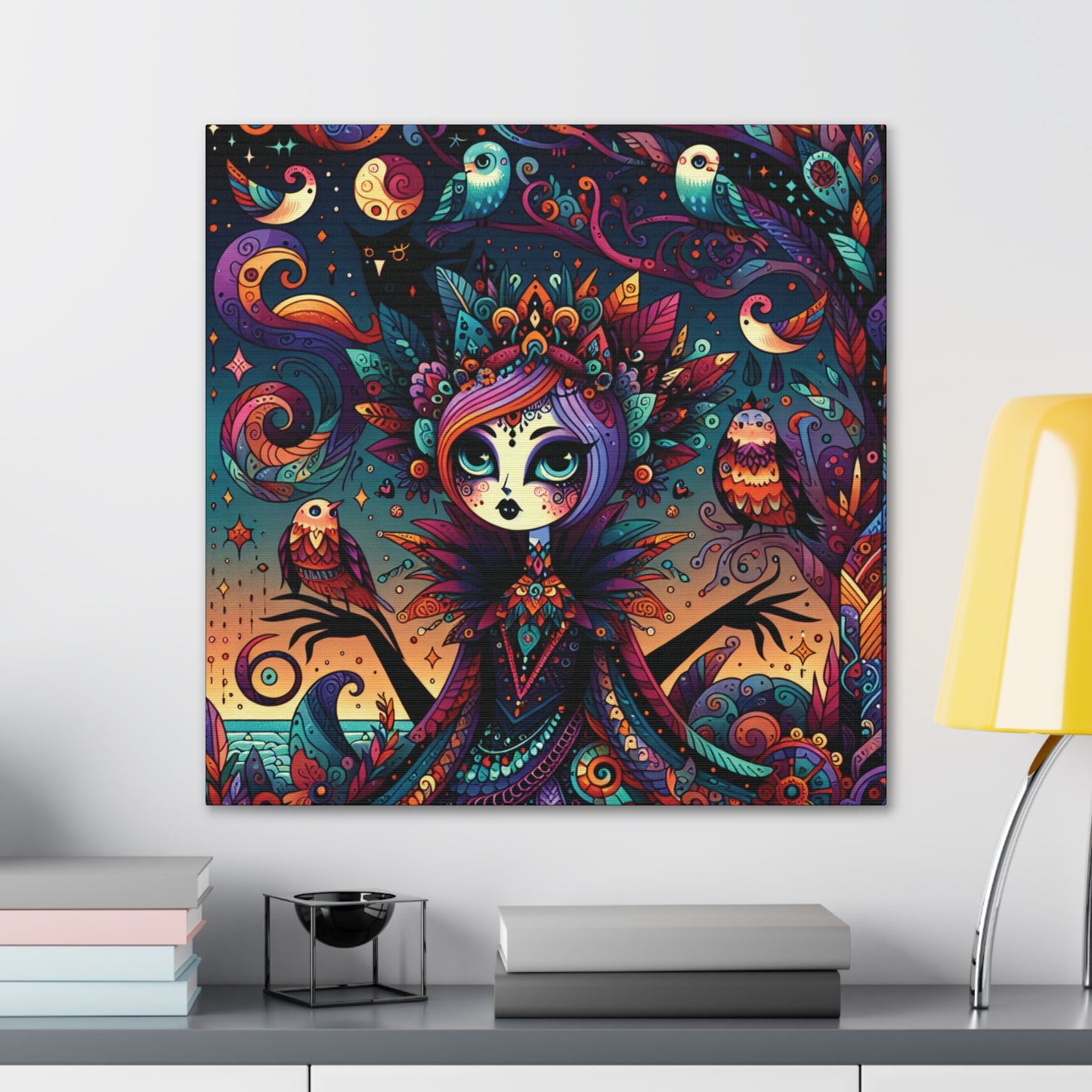 Goth in the Sunset Canvas Gallery Wrap