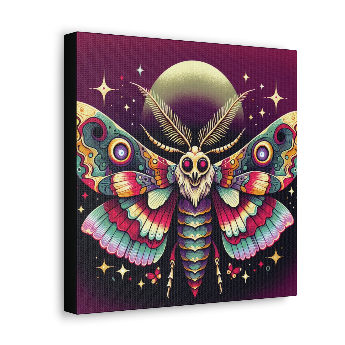 Moon Moth Canvas Gallery Wrap