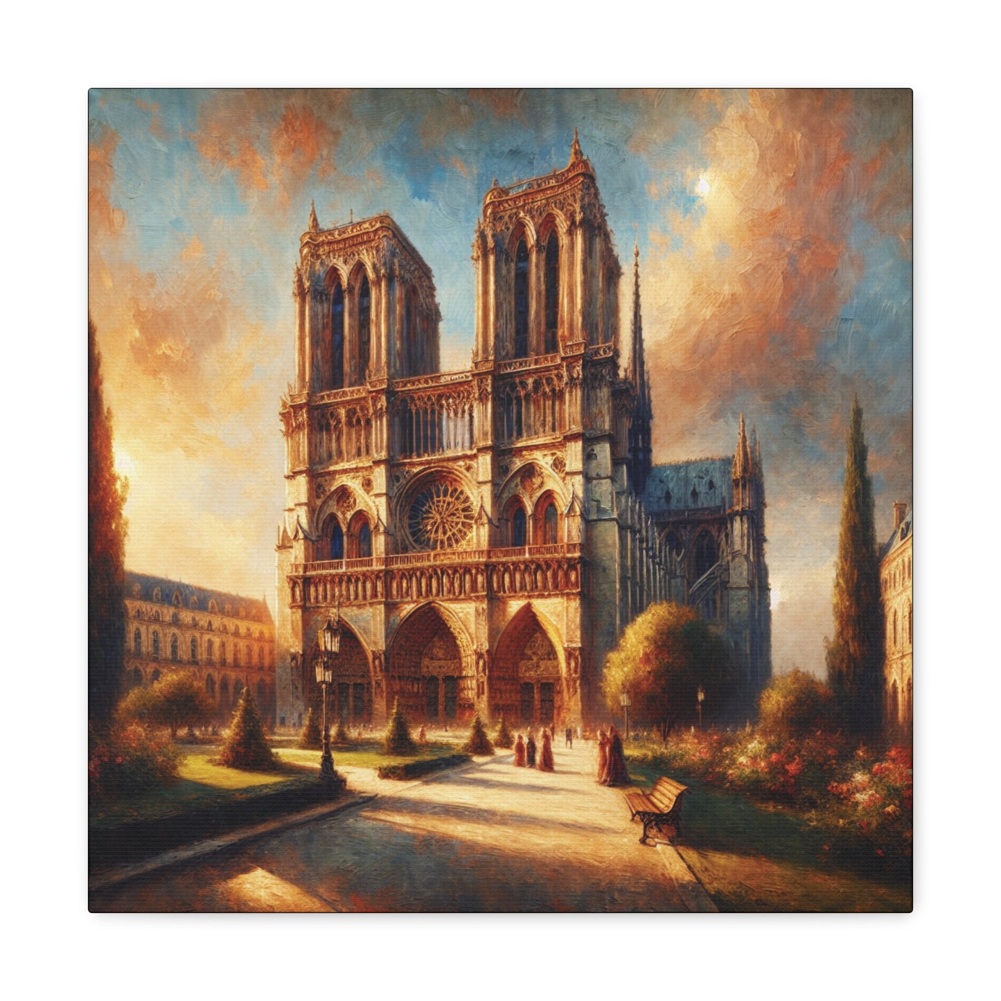 Gothic Cathedral Canvas Gallery Wrap