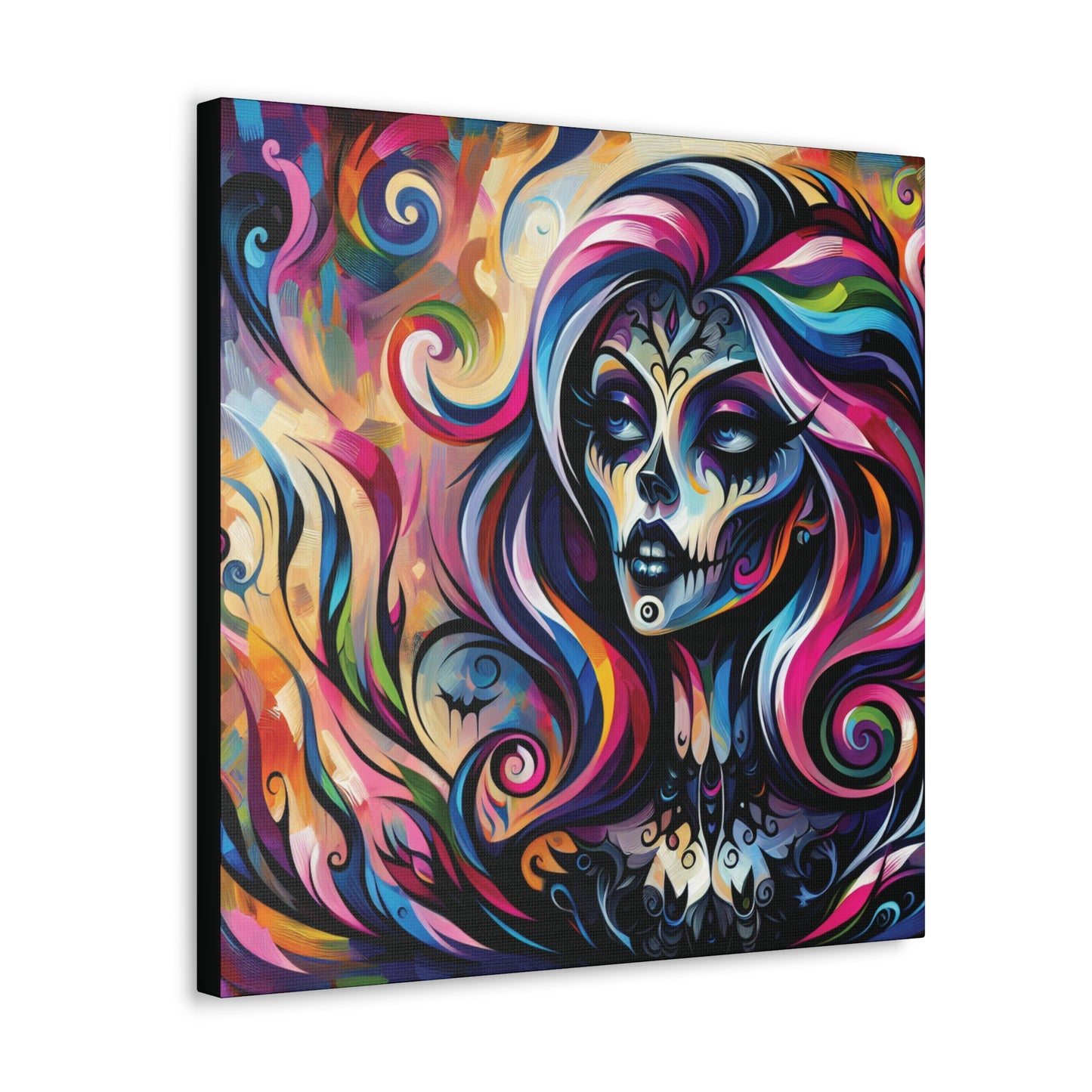 Lady of the Day of the Dead Canvas Gallery Wrap