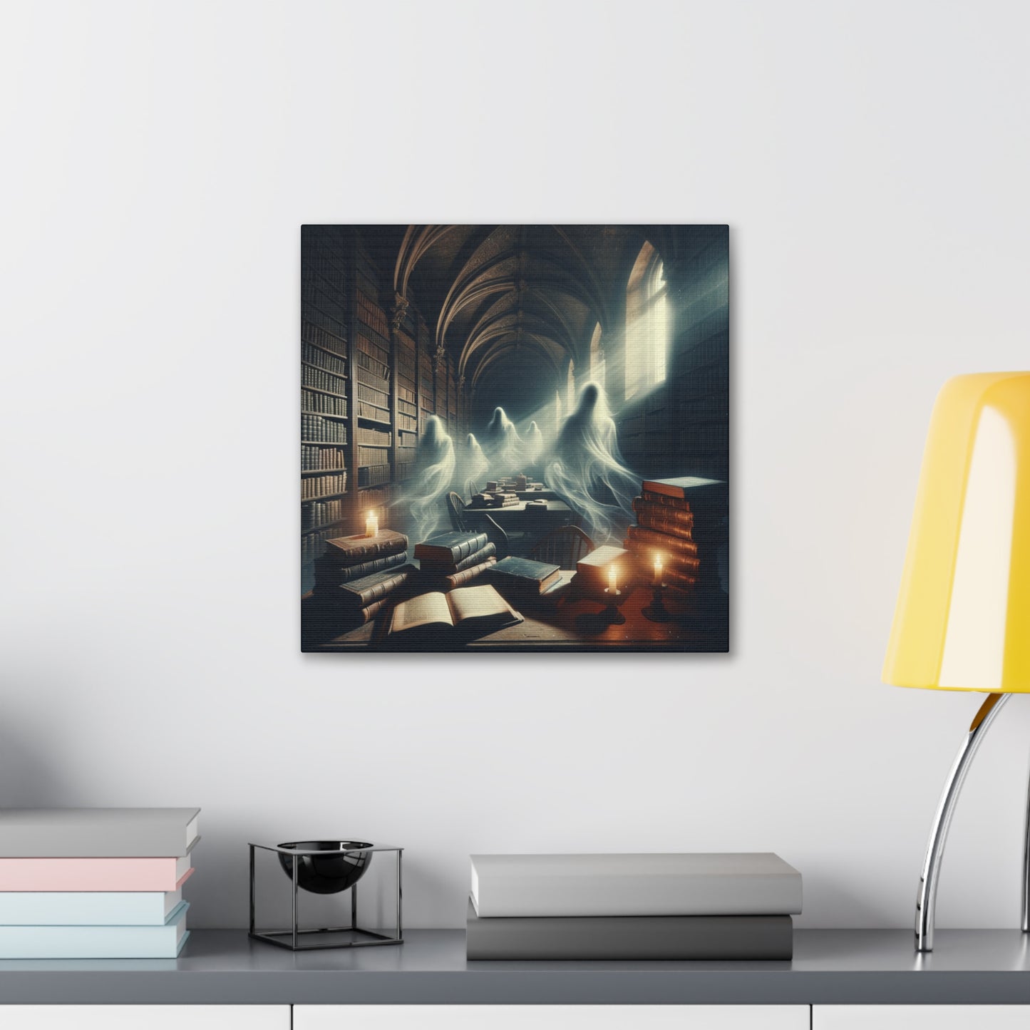 Haunted Library 1 Canvas Gallery Wrap