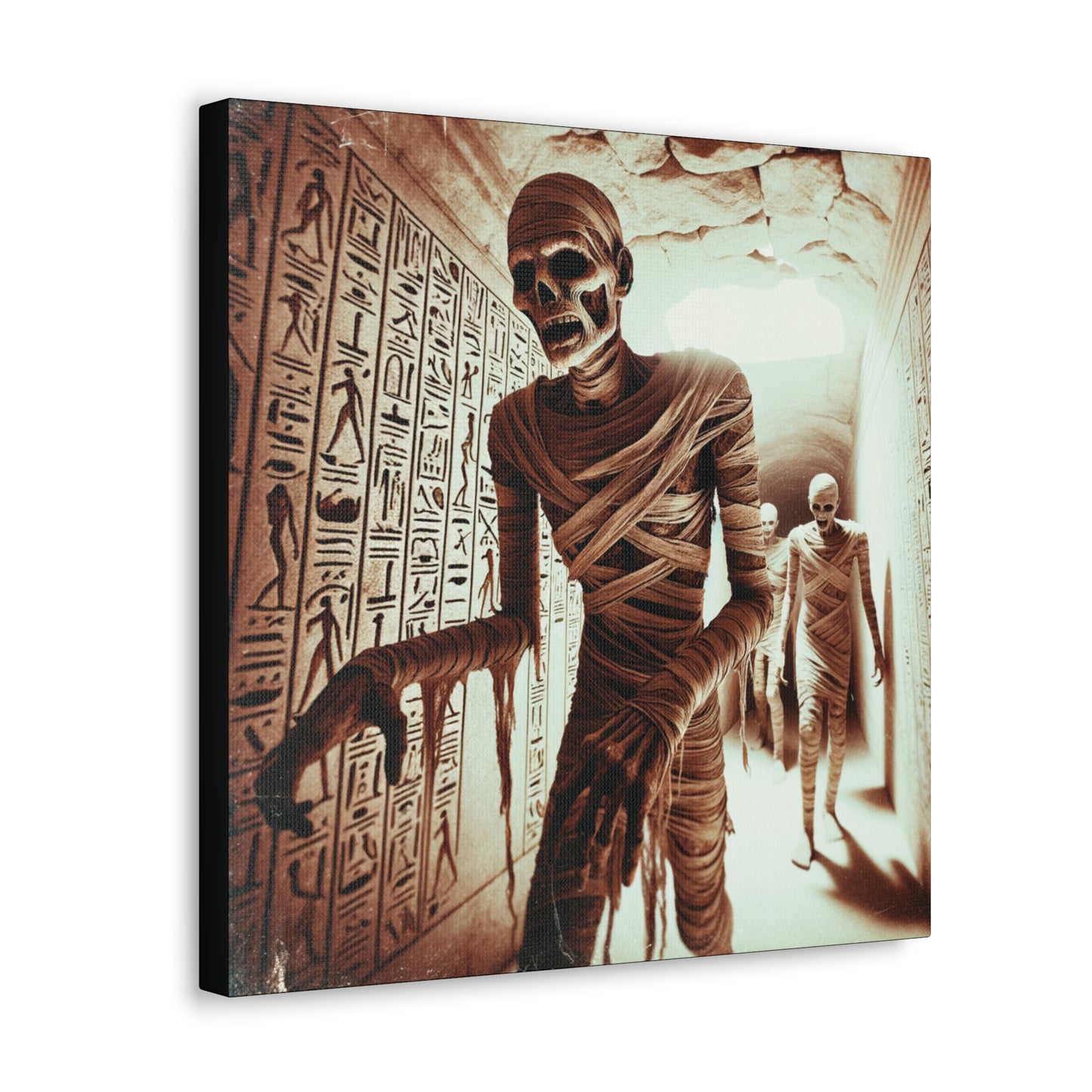 Mummy Horde Canvas Gallery Wrap