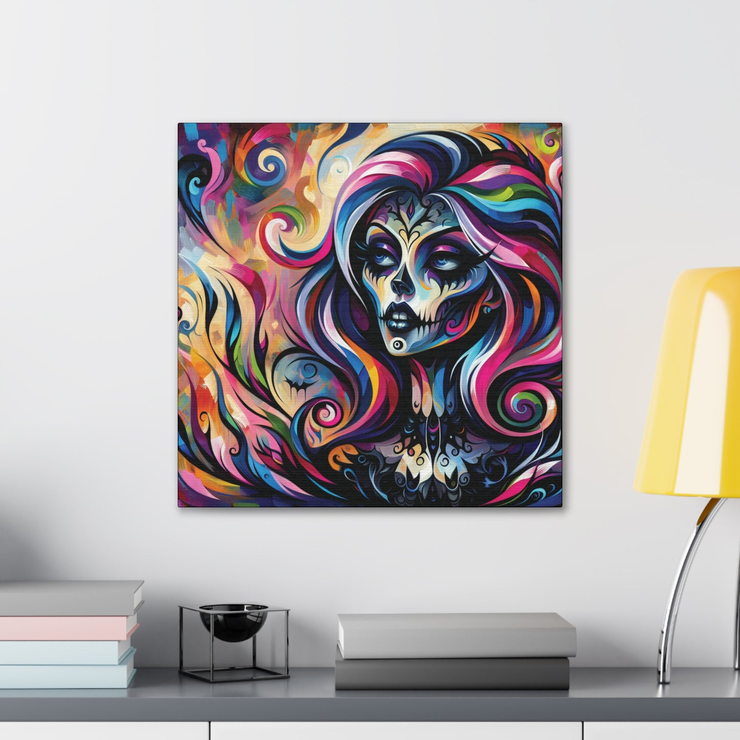 Lady of the Day of the Dead Canvas Gallery Wrap