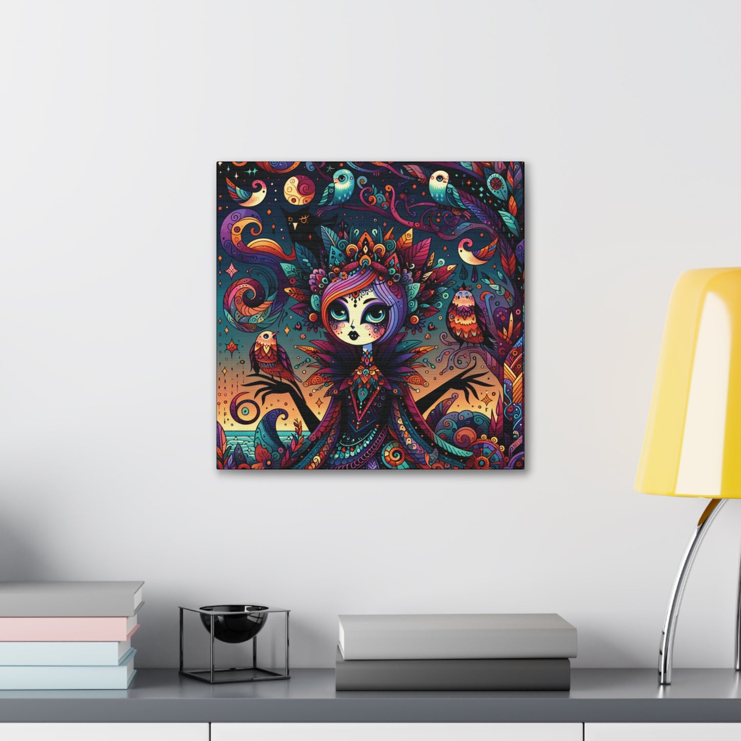 Goth in the Sunset Canvas Gallery Wrap