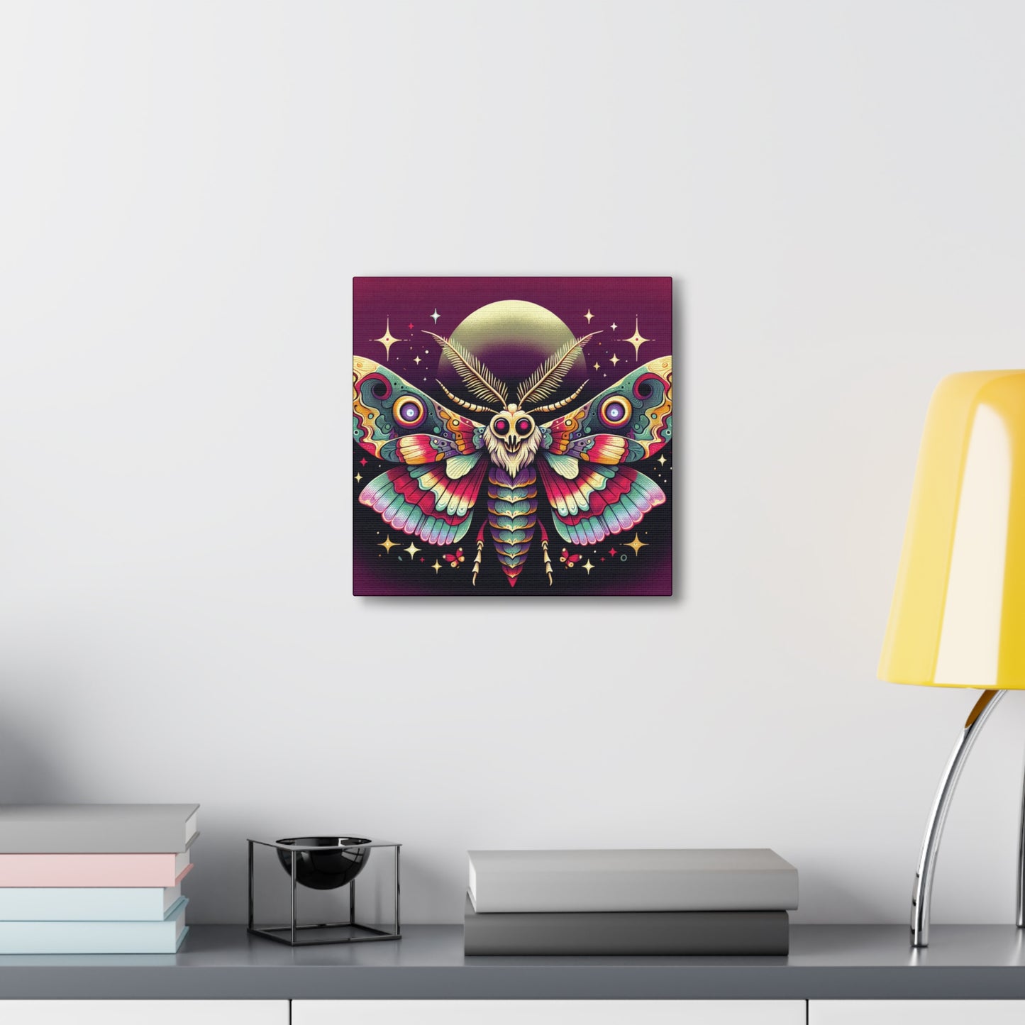 Moon Moth Canvas Gallery Wrap
