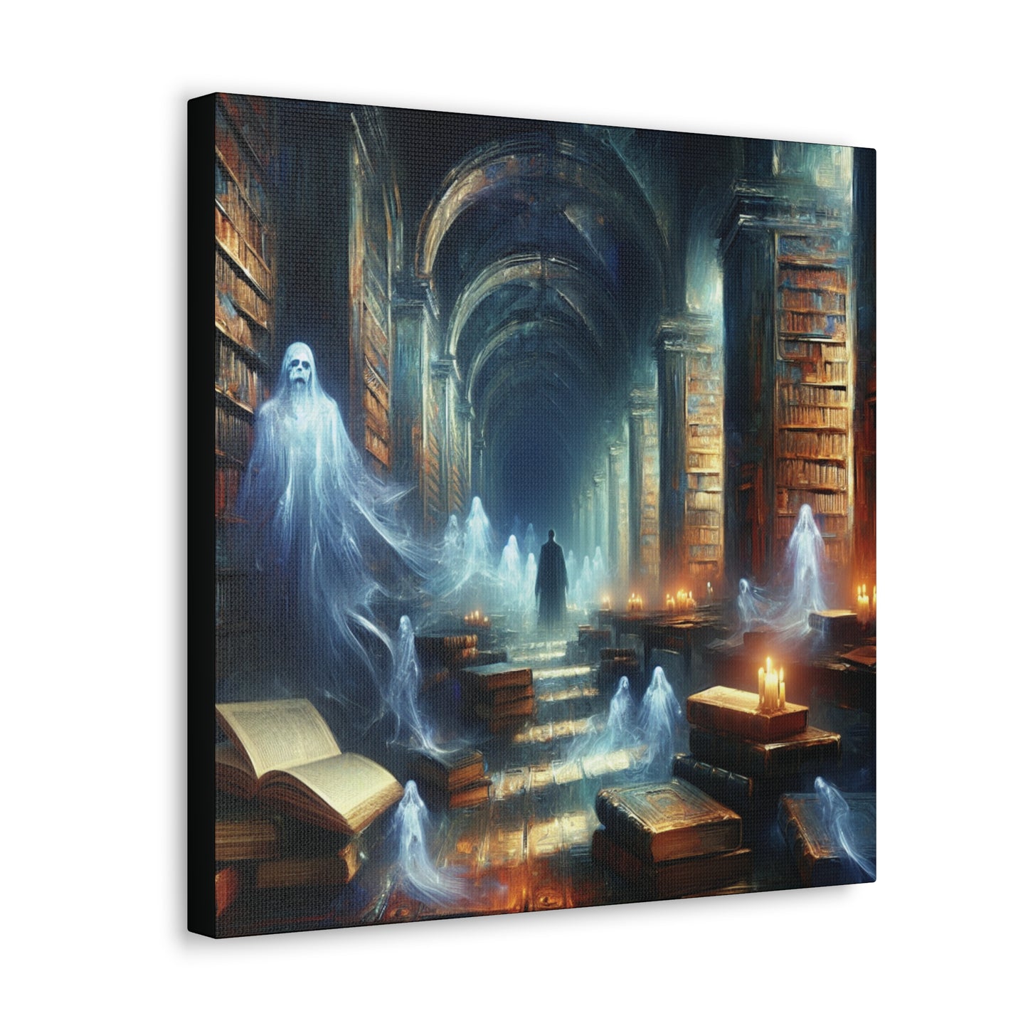 Haunted Library 2 Canvas Gallery Wrap