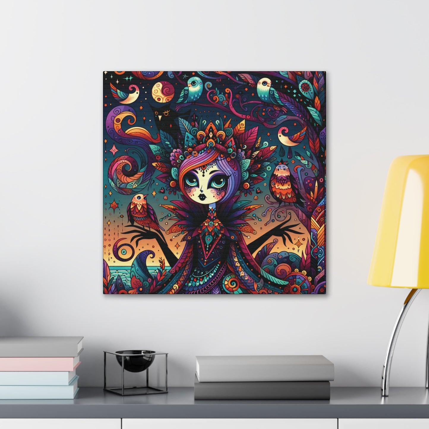 Goth in the Sunset Canvas Gallery Wrap