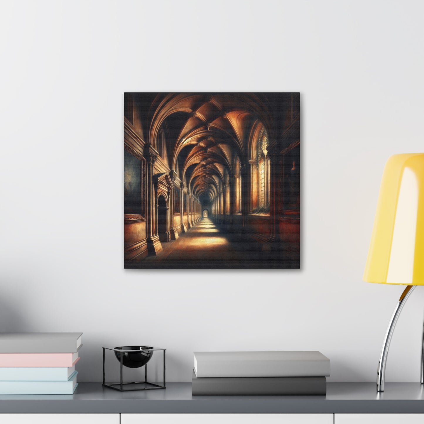 Academic Hallway Canvas Gallery Wrap