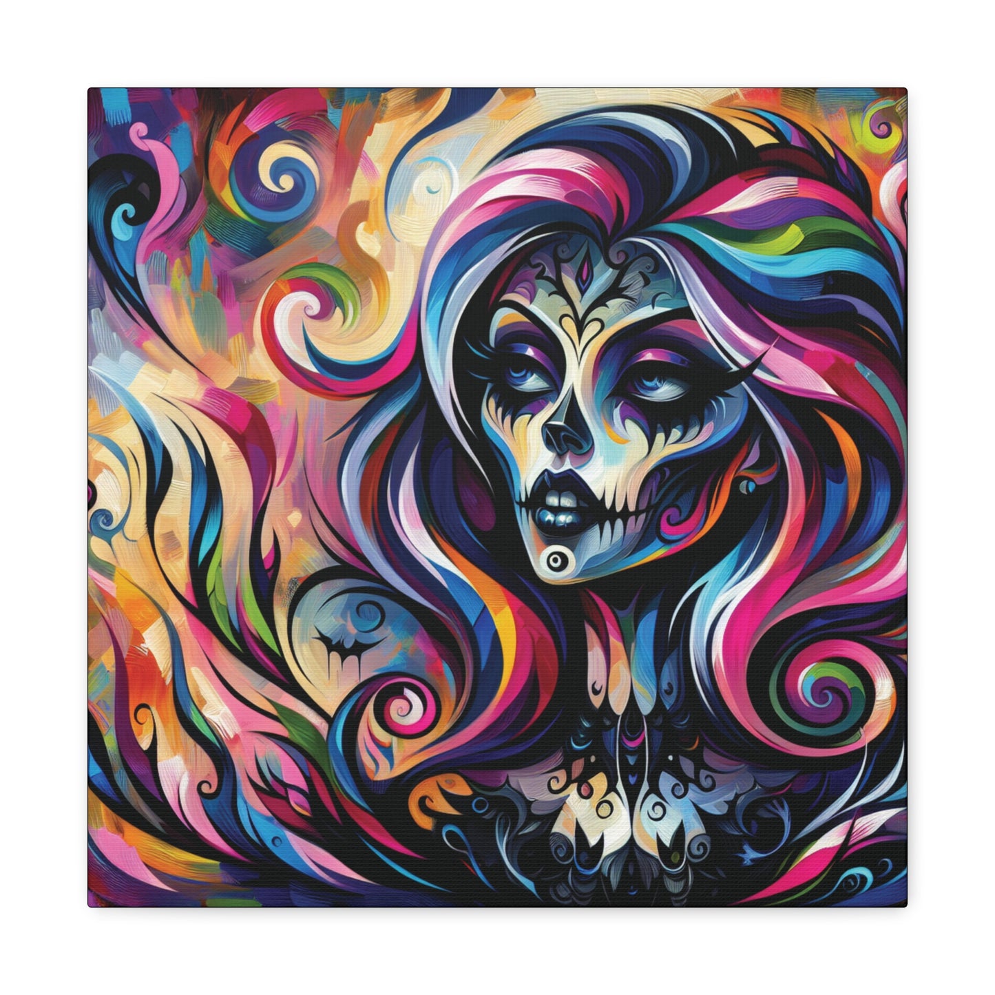Lady of the Day of the Dead Canvas Gallery Wrap