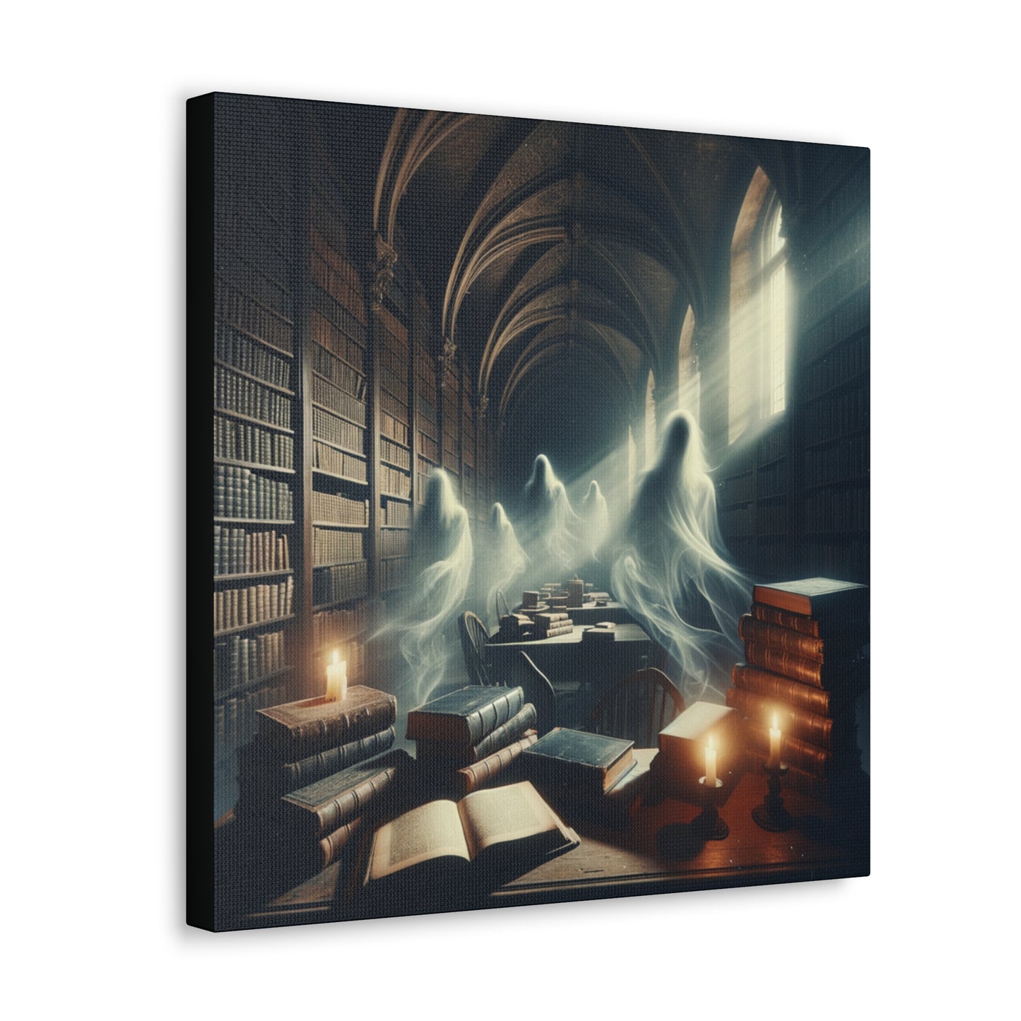 Haunted Library 1 Canvas Gallery Wrap