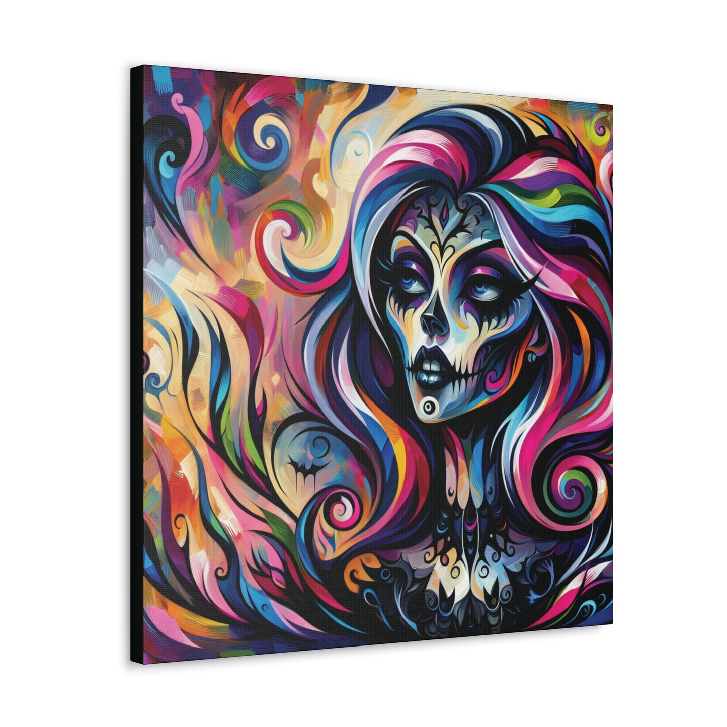 Lady of the Day of the Dead Canvas Gallery Wrap
