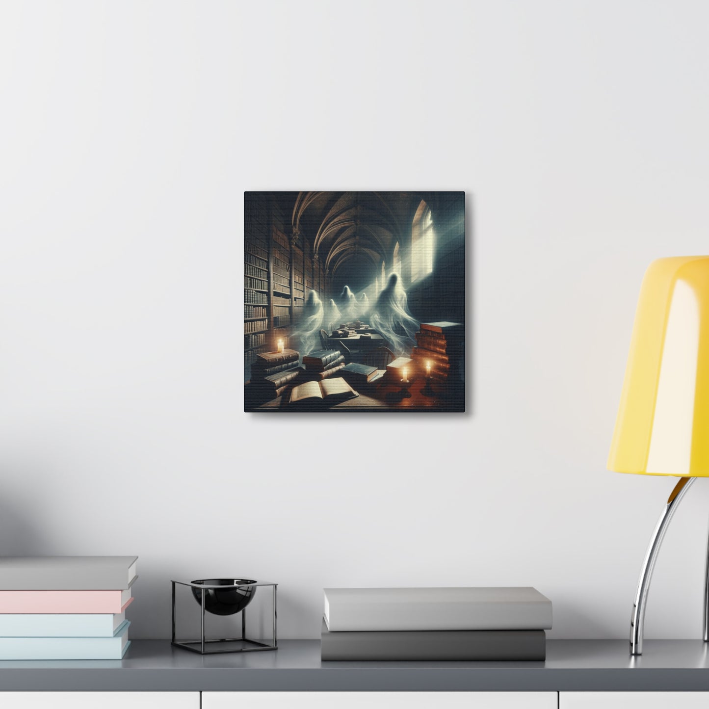 Haunted Library 1 Canvas Gallery Wrap