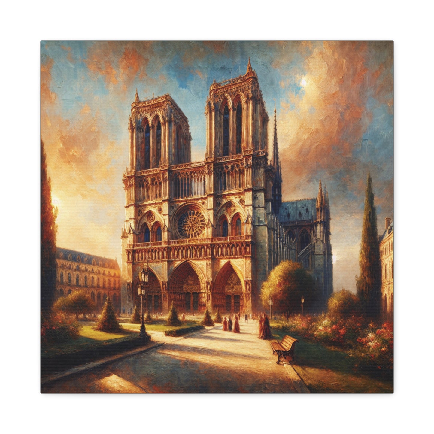 Gothic Cathedral Canvas Gallery Wrap