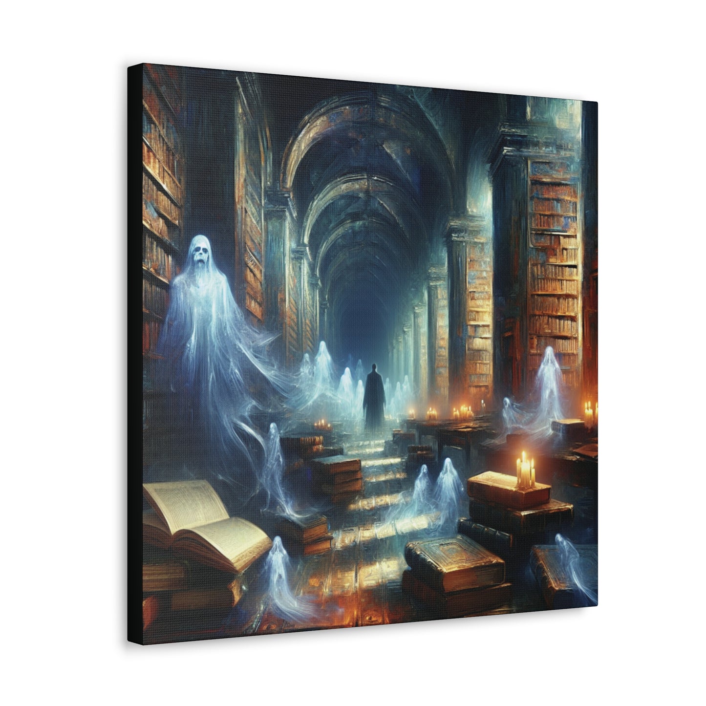 Haunted Library 2 Canvas Gallery Wrap