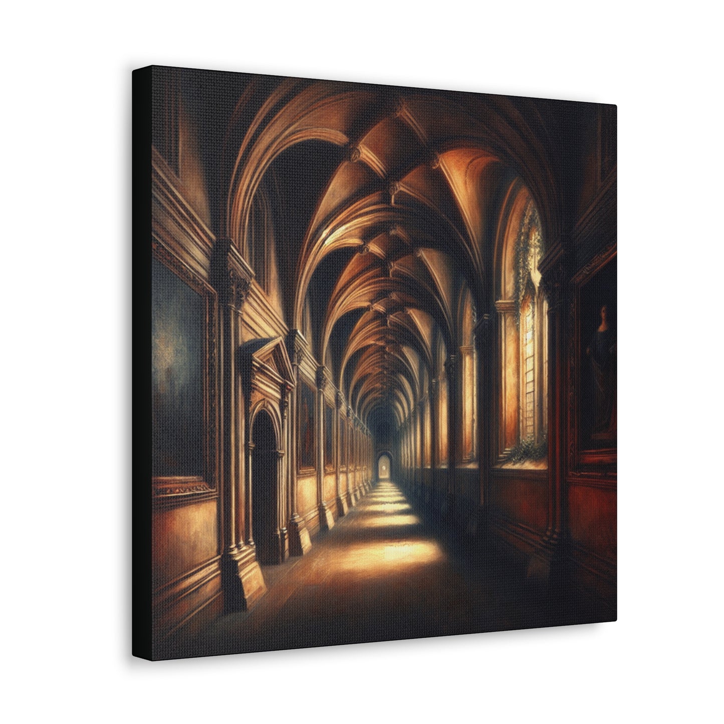 Academic Hallway Canvas Gallery Wrap