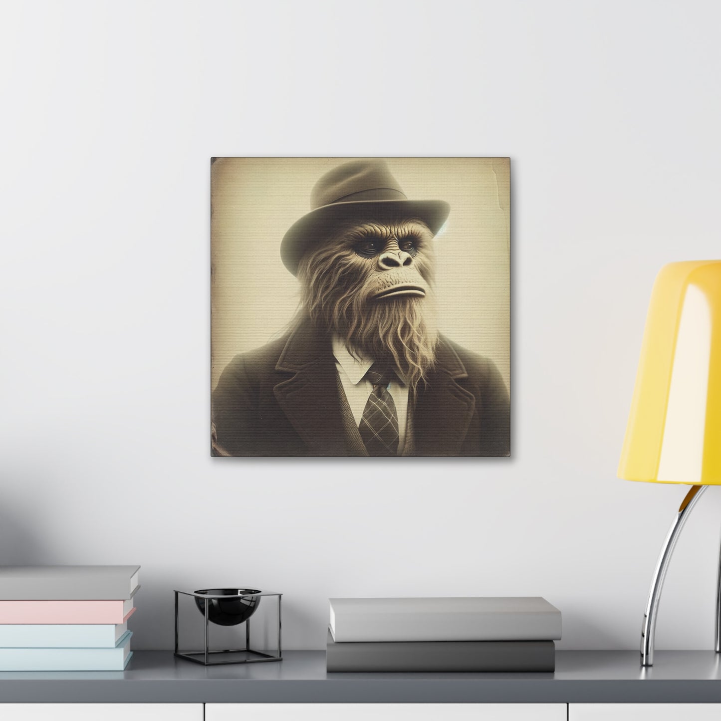 Sasquatch the Salesman Canvas Gallery Wrap