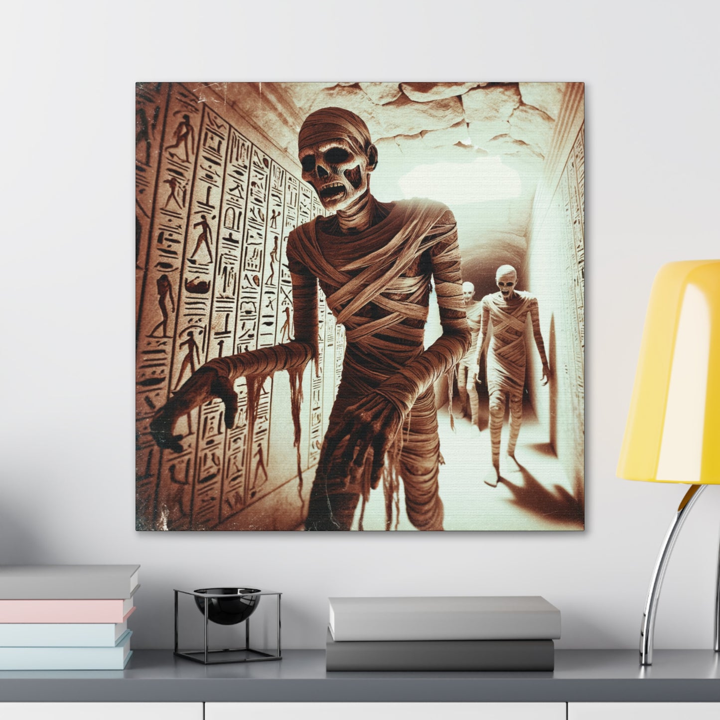 Mummy Horde Canvas Gallery Wrap