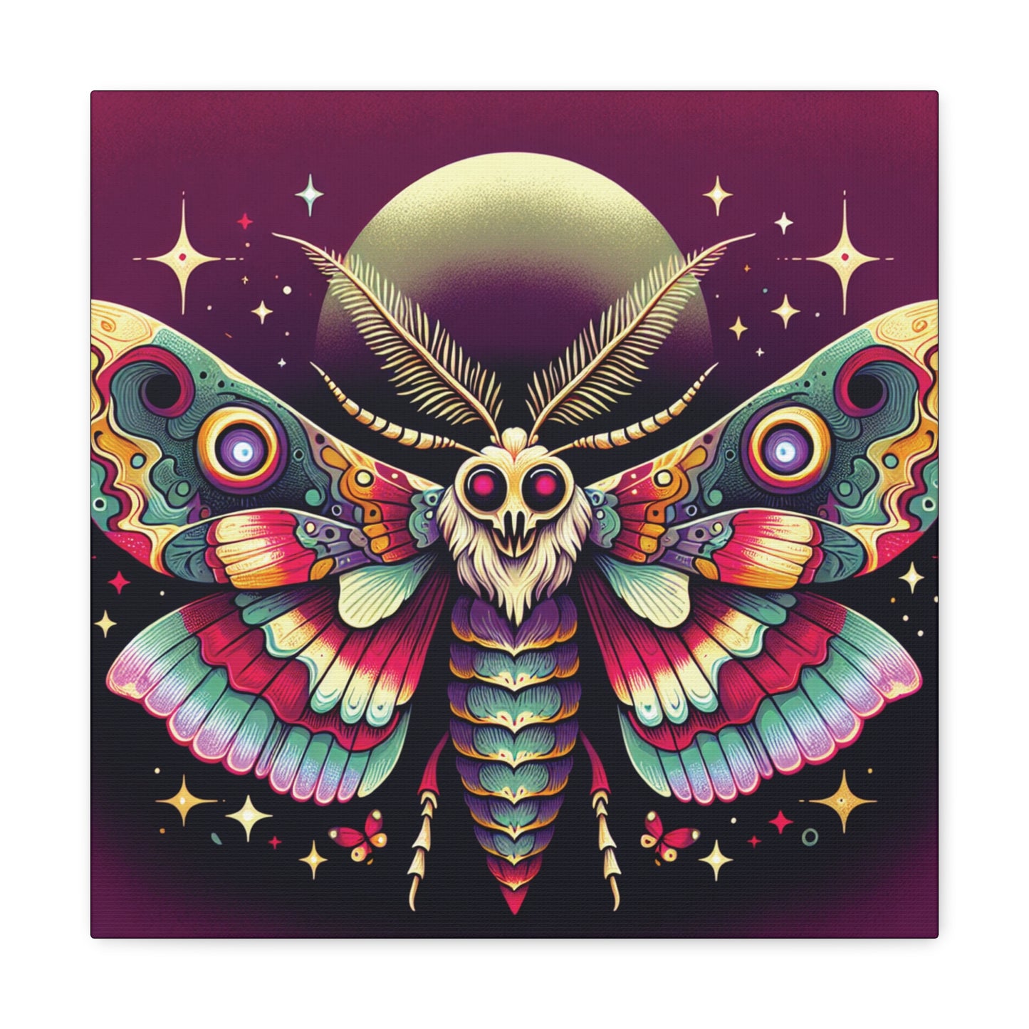 Moon Moth Canvas Gallery Wrap