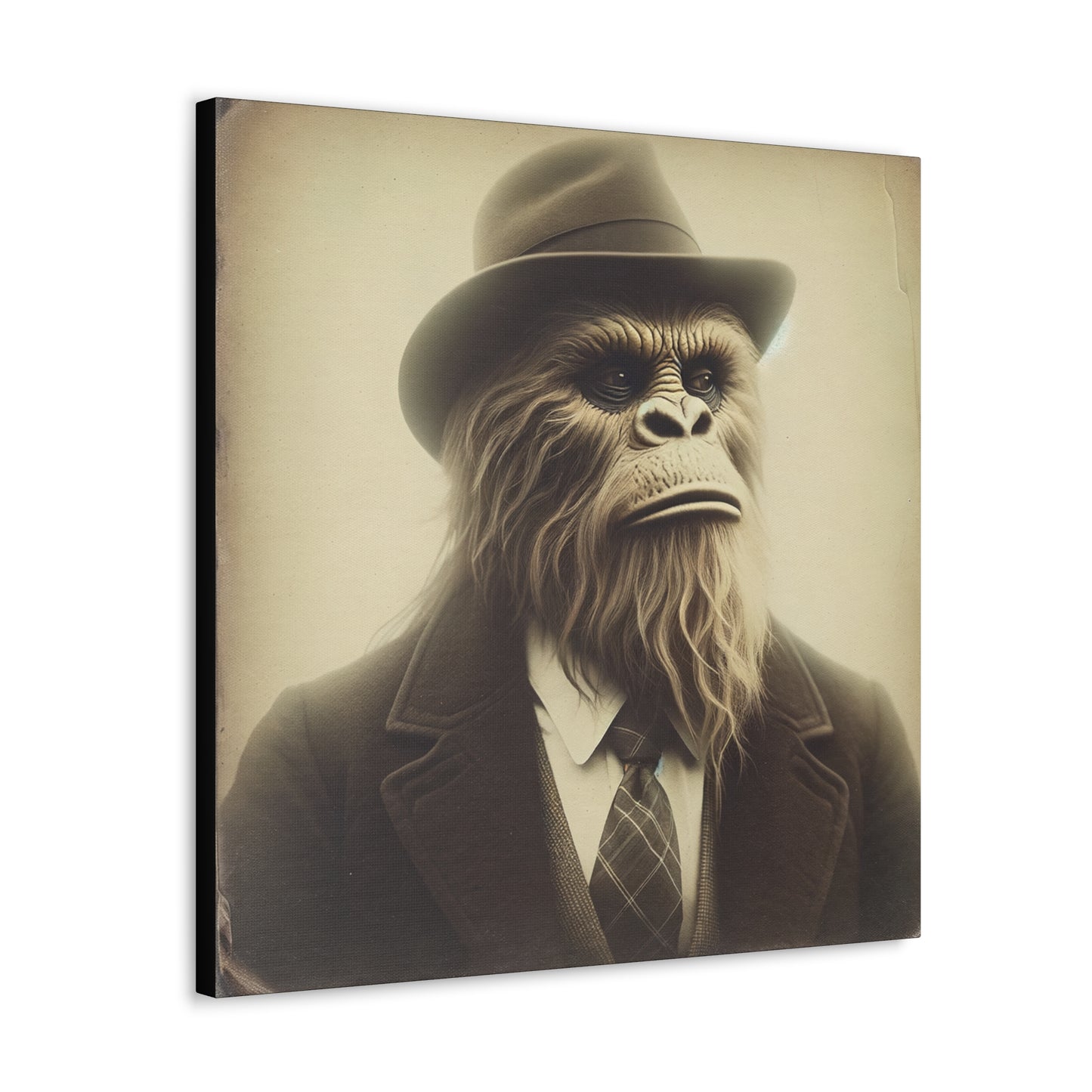 Sasquatch the Salesman Canvas Gallery Wrap