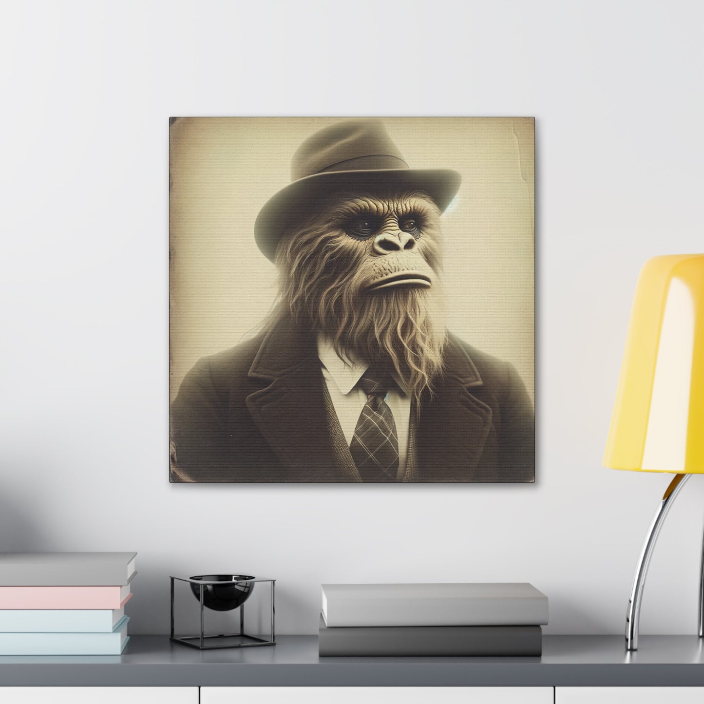 Sasquatch the Salesman Canvas Gallery Wrap