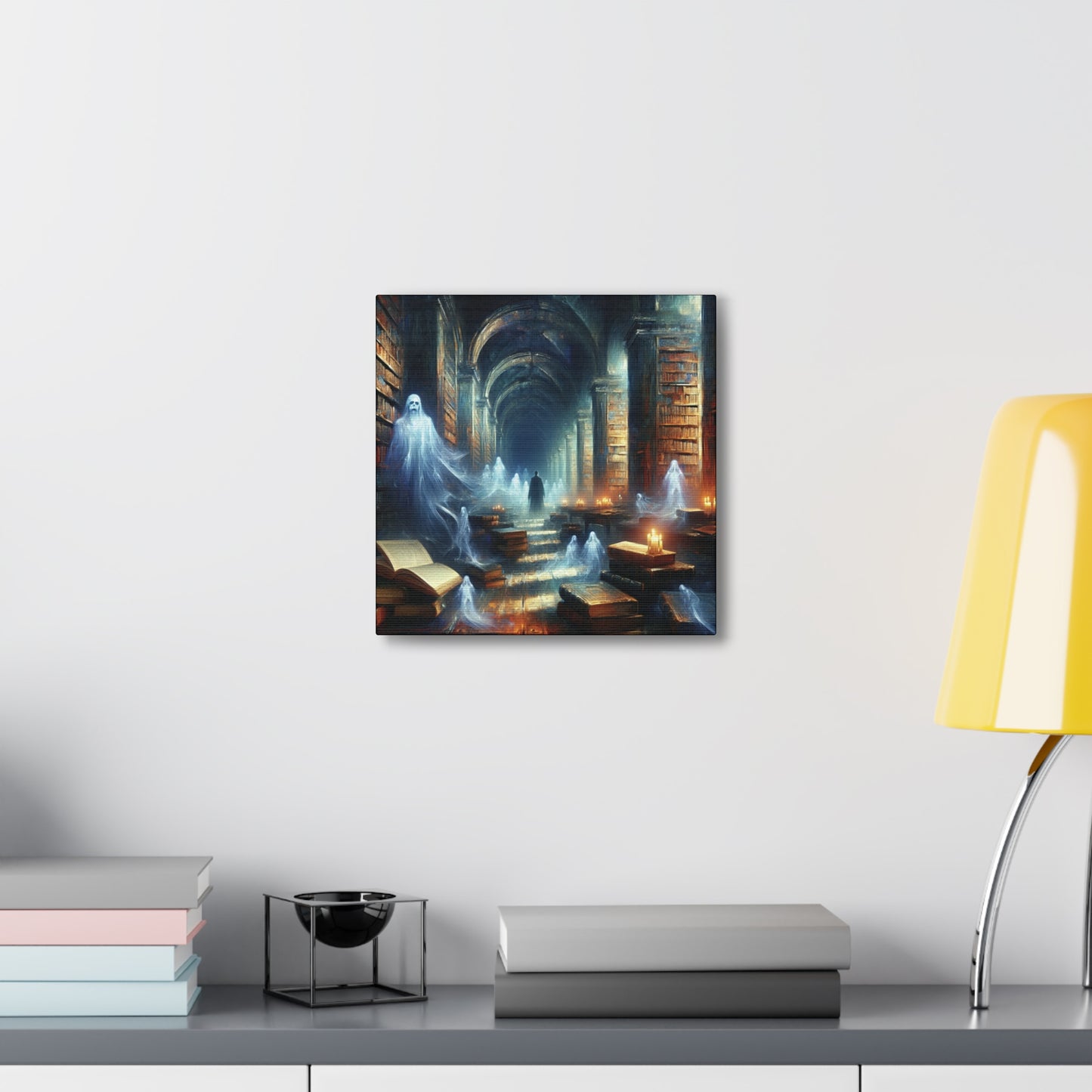 Haunted Library 2 Canvas Gallery Wrap