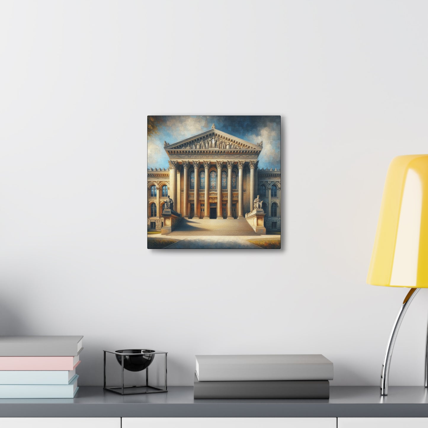 Grand University Building Canvas Gallery Wrap