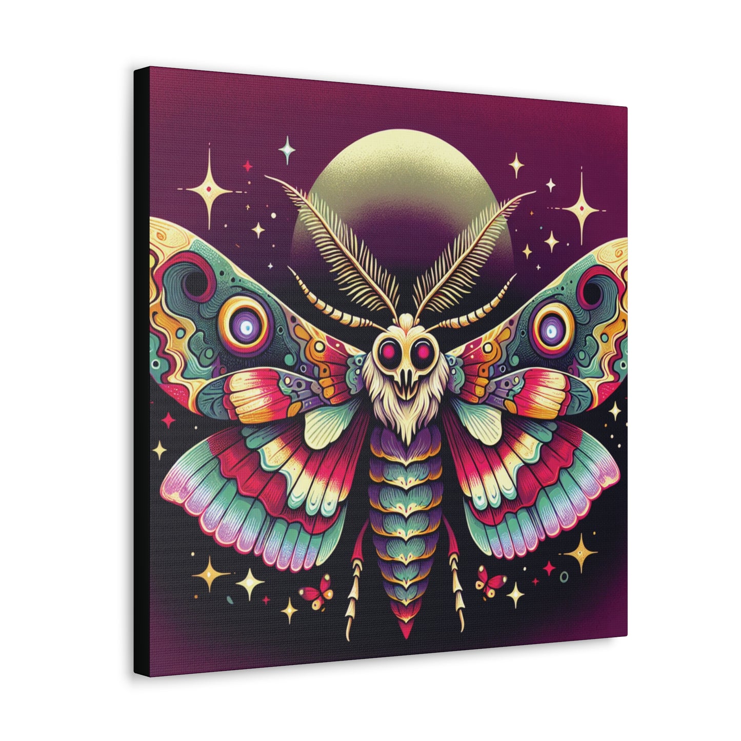 Moon Moth Canvas Gallery Wrap