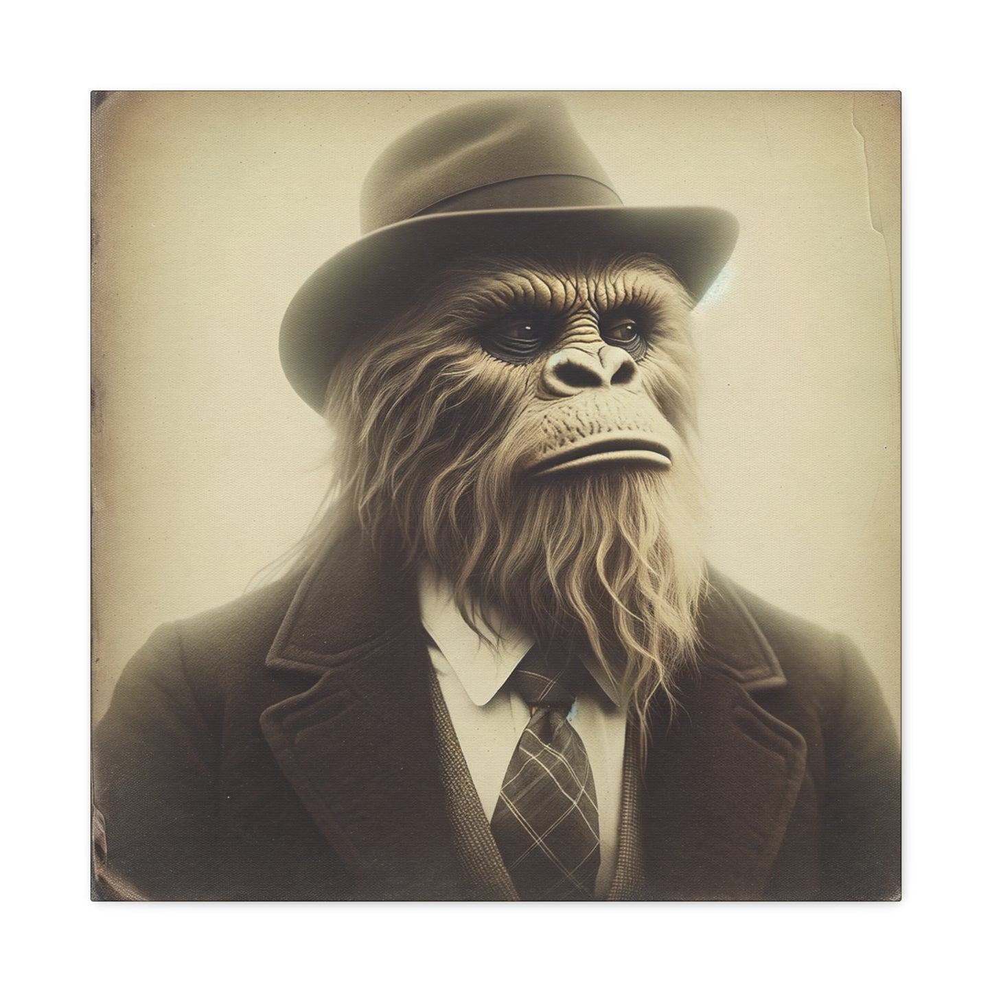 Sasquatch the Salesman Canvas Gallery Wrap