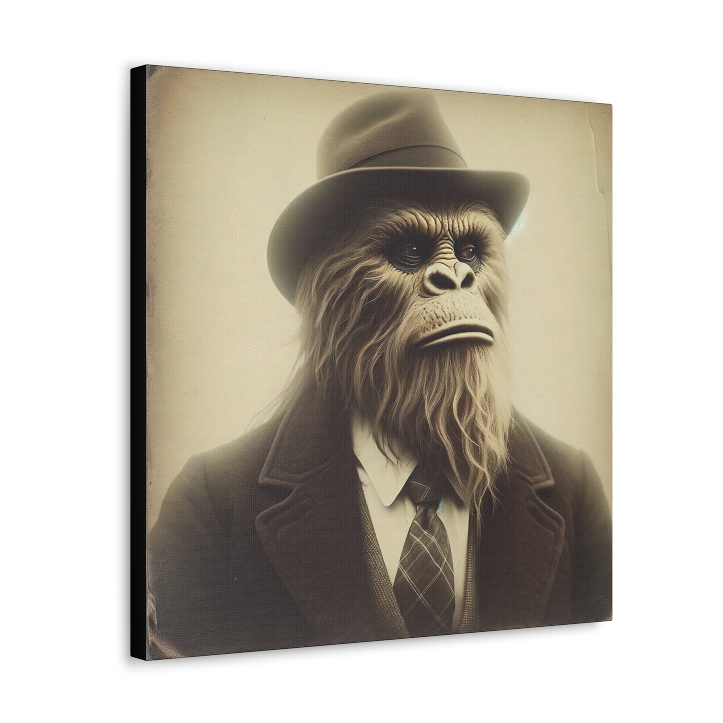 Sasquatch the Salesman Canvas Gallery Wrap