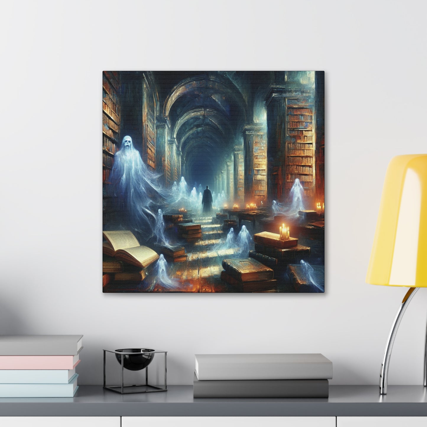 Haunted Library 2 Canvas Gallery Wrap