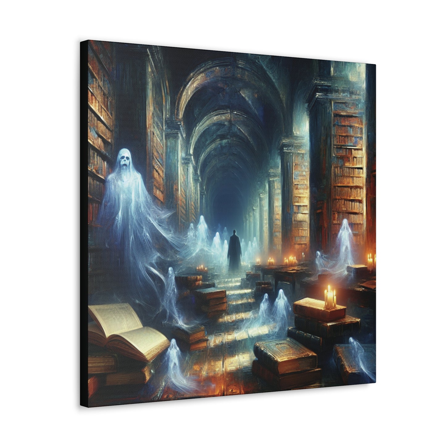 Haunted Library 2 Canvas Gallery Wrap
