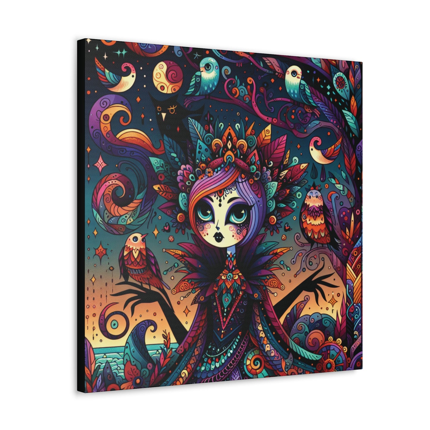 Goth in the Sunset Canvas Gallery Wrap