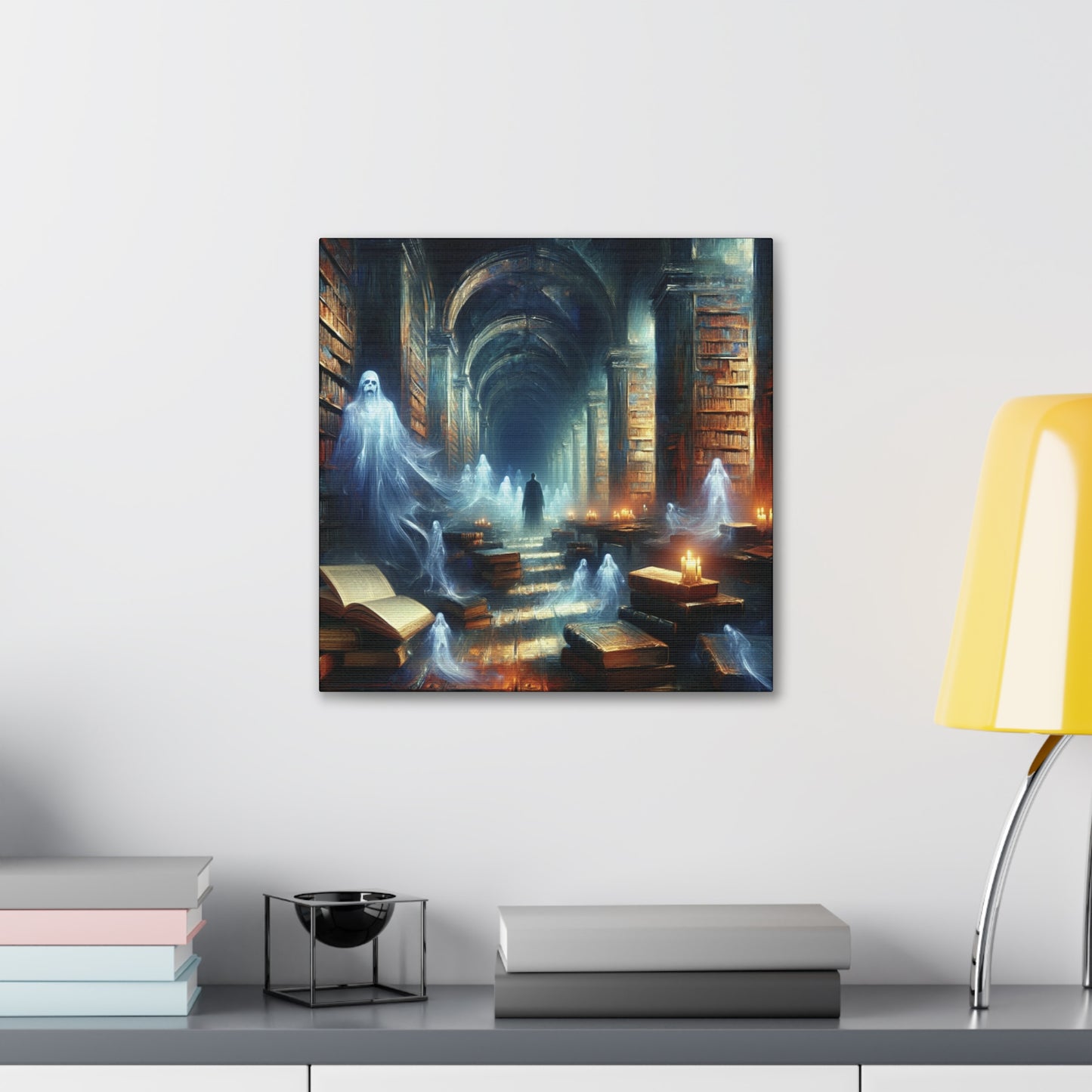 Haunted Library 2 Canvas Gallery Wrap