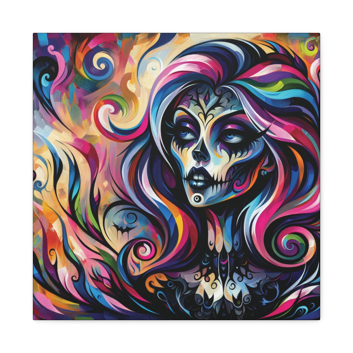 Lady of the Day of the Dead Canvas Gallery Wrap