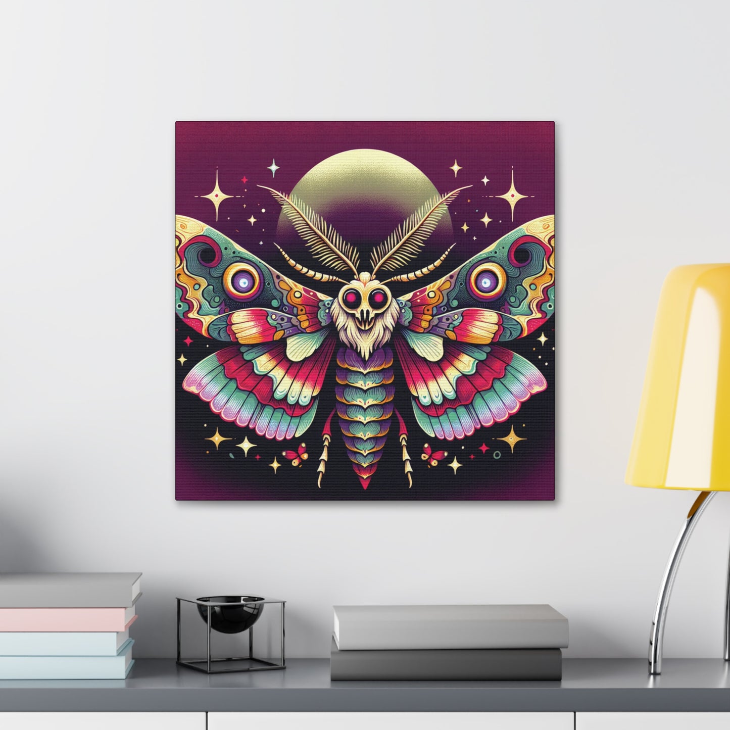 Moon Moth Canvas Gallery Wrap