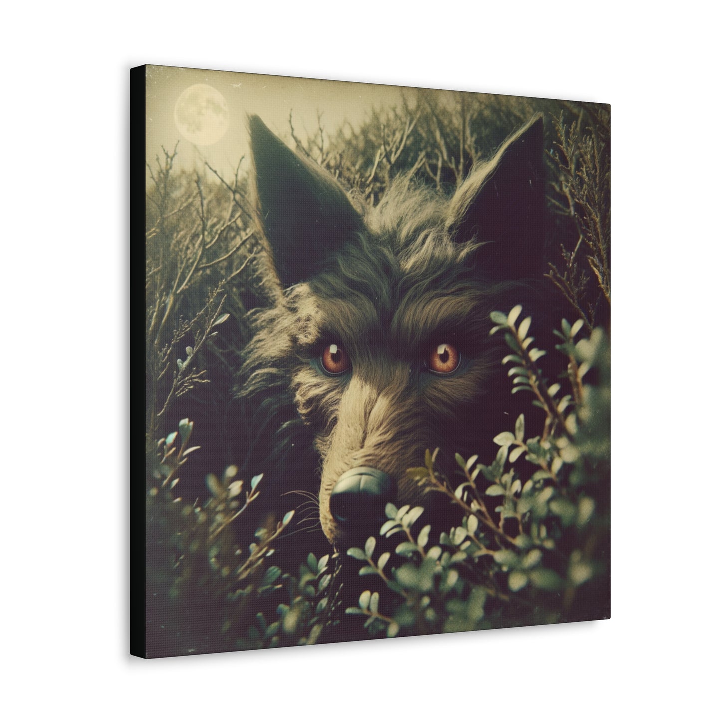 Stalking Werewolf Canvas Gallery Wrap