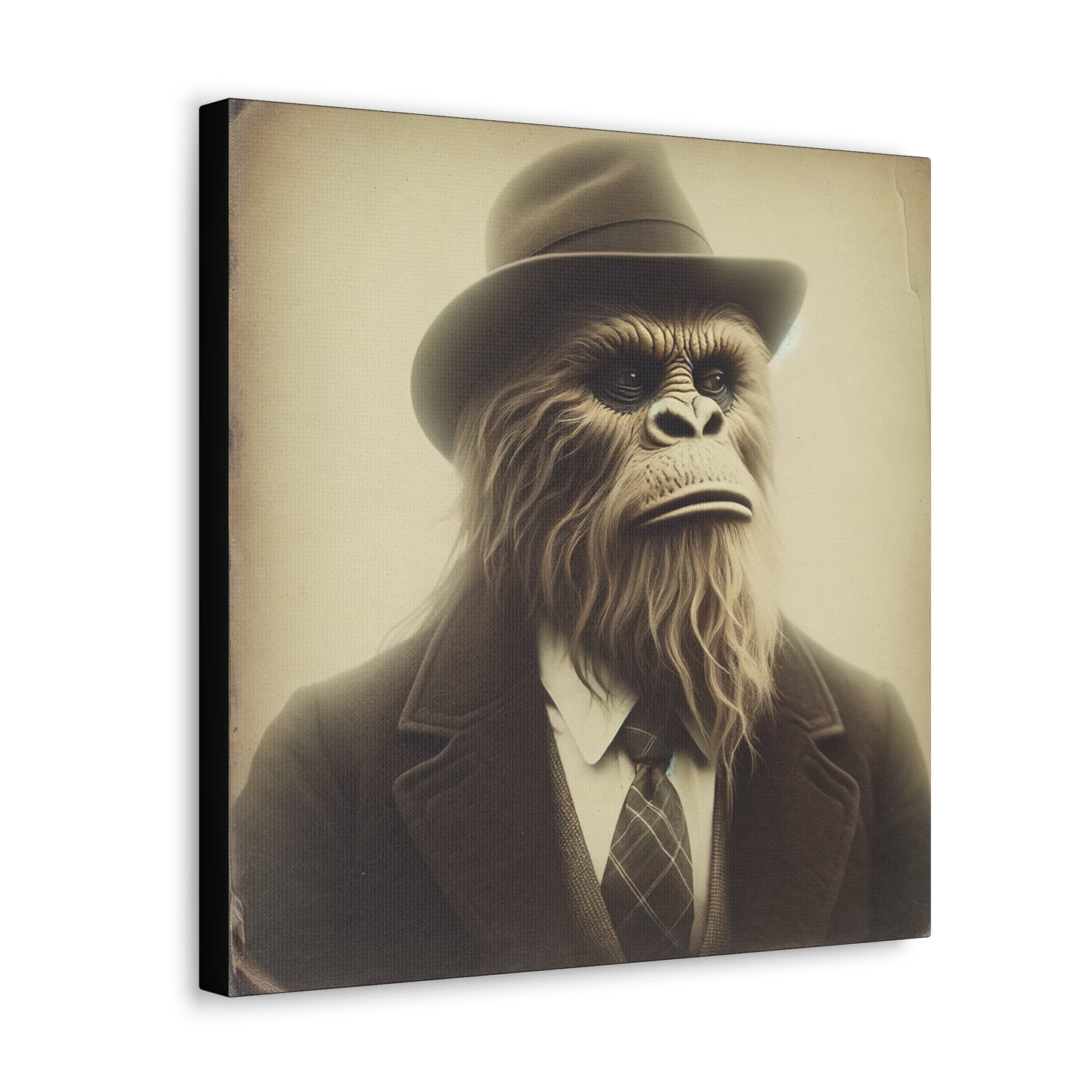 Sasquatch the Salesman Canvas Gallery Wrap