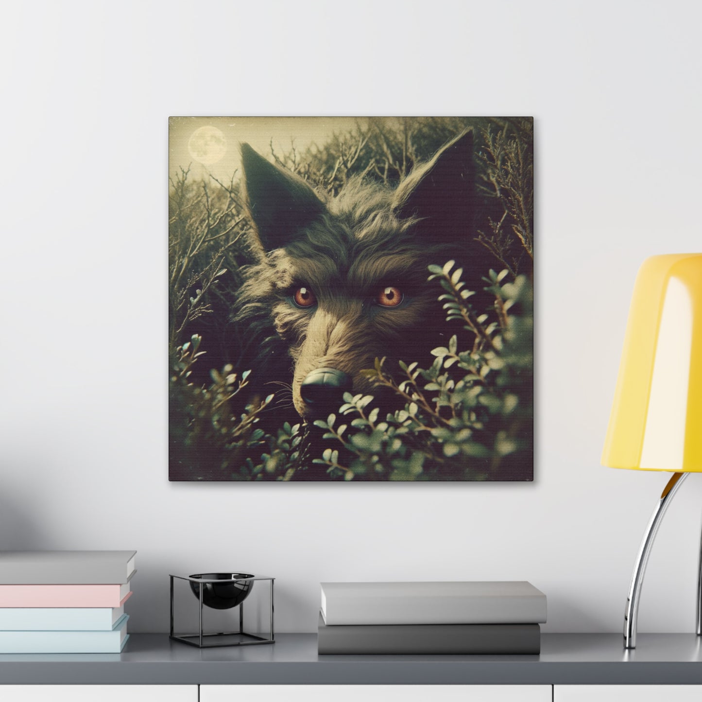 Stalking Werewolf Canvas Gallery Wrap