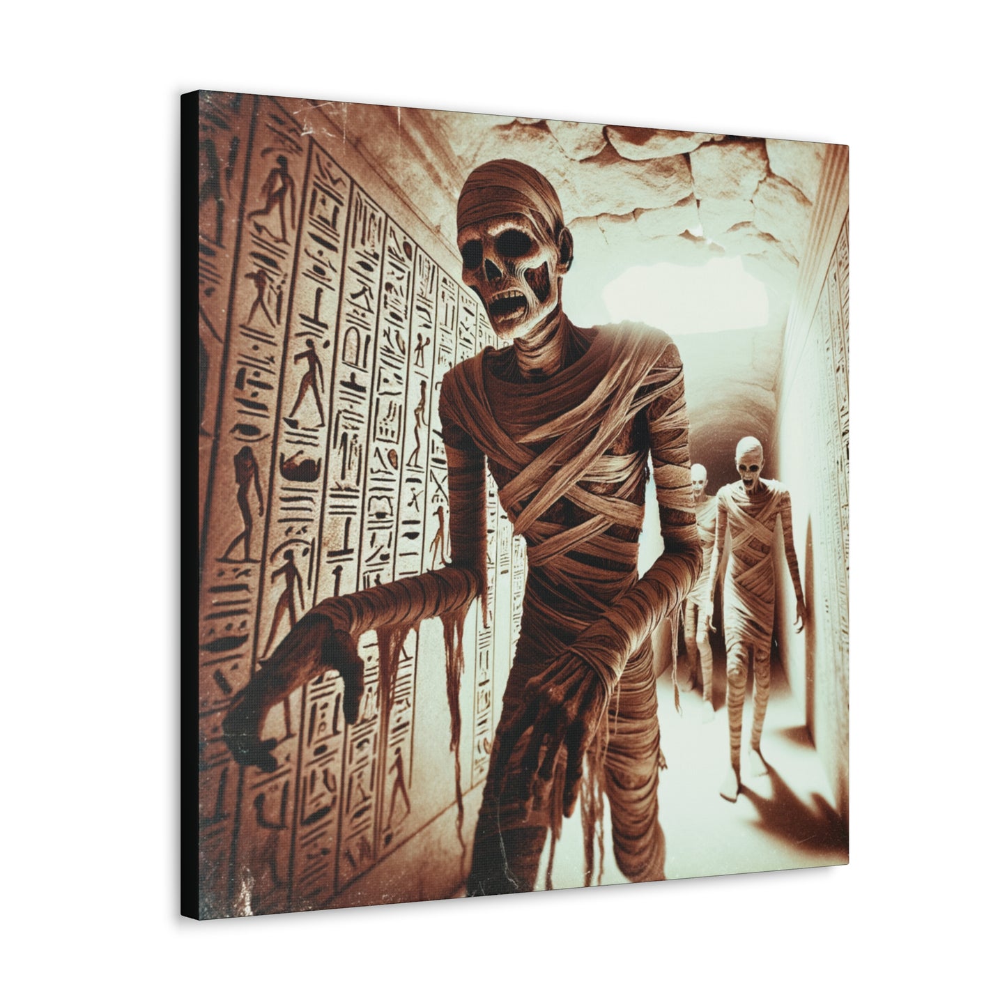 Mummy Horde Canvas Gallery Wrap