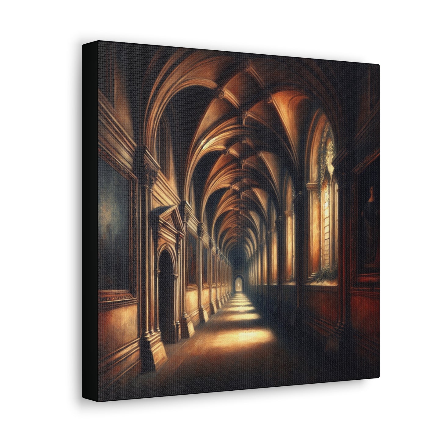 Academic Hallway Canvas Gallery Wrap