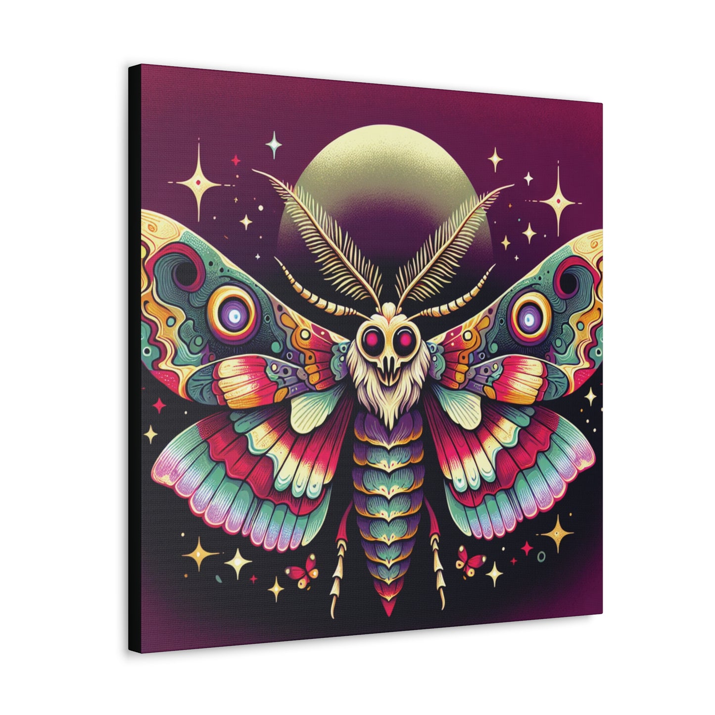 Moon Moth Canvas Gallery Wrap